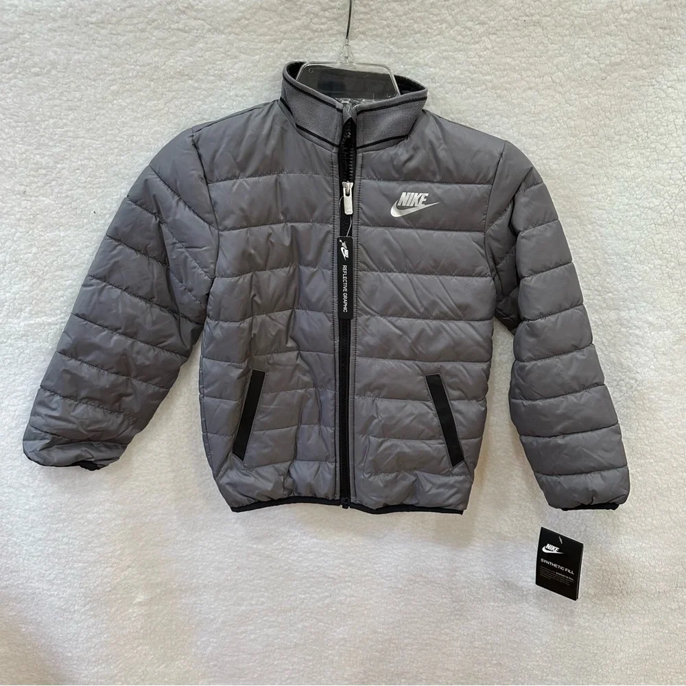 Boys Grey Nike Jacket